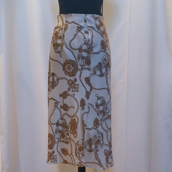 Polly Dresses & Skirts - Polly Elegant Chain Print Midi Skirt